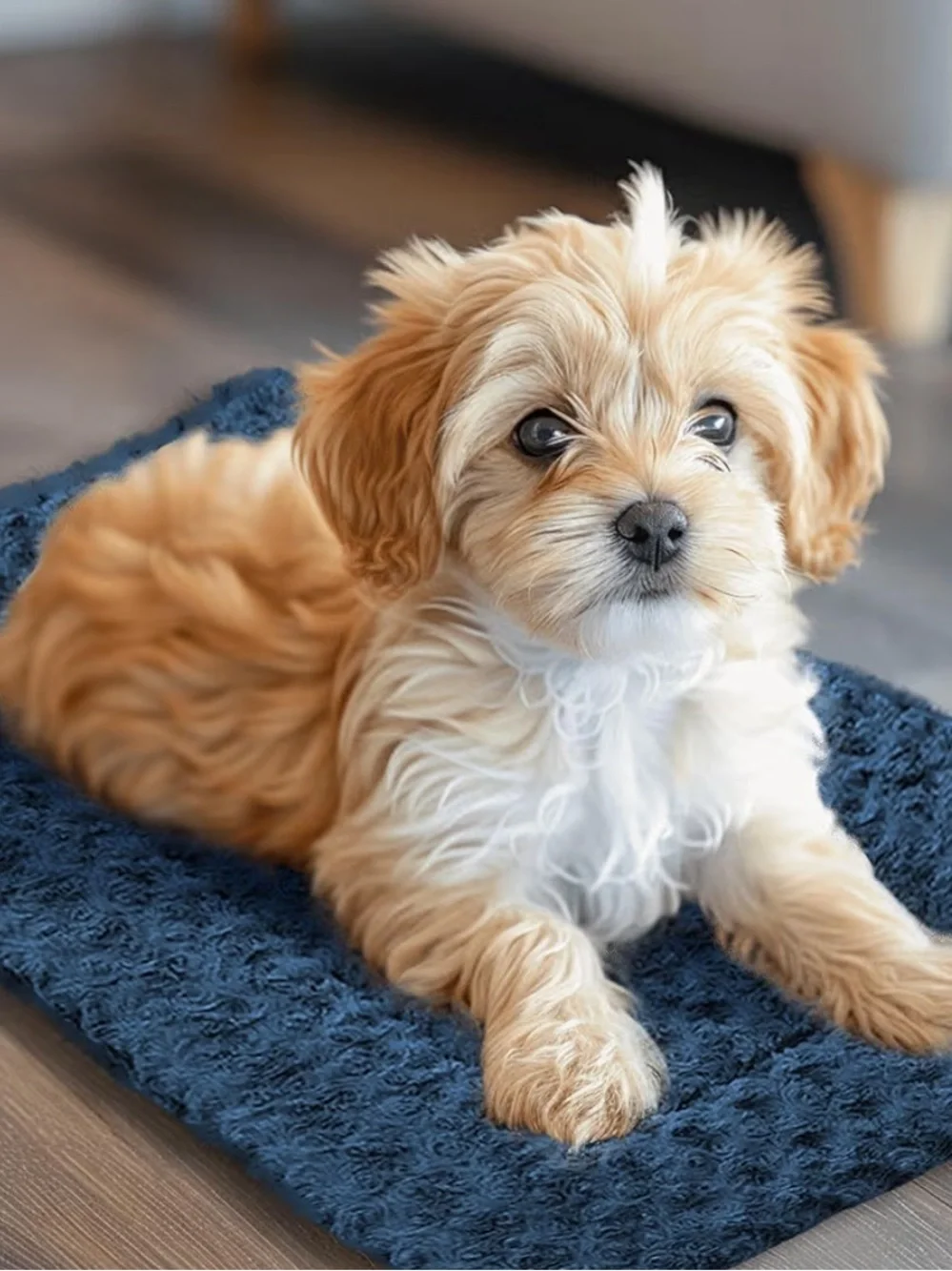 Washable Dog Bed Plush Orthopedic Outdoor Crate Mat with Non-Slip Bottom